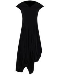 Yohji Yamamoto - Asymmetric-Hem Dress - Lyst