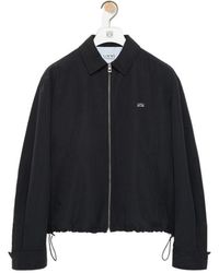 Loewe - Canvas Zip-Up Jacket - Lyst