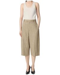 Bottega Veneta - Viscose Silk Culotte - Lyst