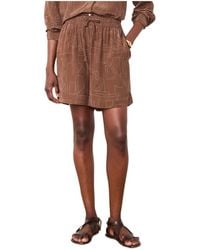 Officine Generale - Drawstring Shorts - Lyst