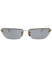 Linda Farrow - Cleo Rectangular Frame Sunglasses - Lyst