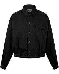 Jacquemus - Notched Lapel Short Jacket - Lyst