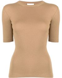 KHAITE - The Ange Rib-Knit Top - Lyst