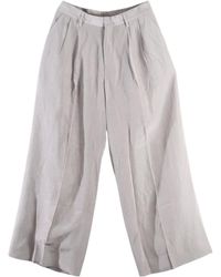 ERL - Pleated Wide-Leg Trousers - Lyst