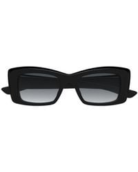 McQueen - Eyewear Rectangle Frame Sunglasses - Lyst