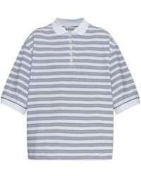 Rohe - Oversized Striped Polo T-Shirt - Lyst