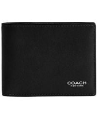 COACH - Bi-Fold Leather Wallet - Lyst