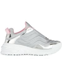 Givenchy - Metallic-Effect Leather Sneakers - Lyst