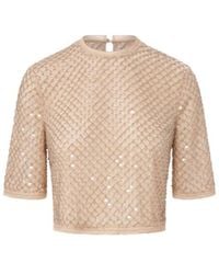 Veronica Beard - Beaded Embellished Top - Lyst