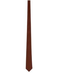 Saint Laurent - Logo Patch Tie - Lyst