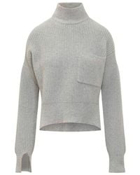 Marni - High Neck Knit Sweater - Lyst