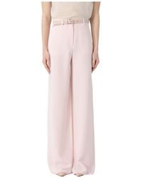 Max Mara - Mstamico Belted Trousers - Lyst