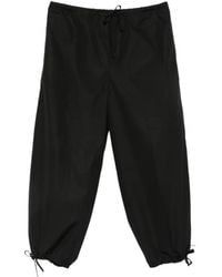 TOTEME - Drawstring-Fastening Trousers - Lyst