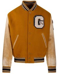 Golden Goose - Logo Patch Bomber Jacket - Lyst