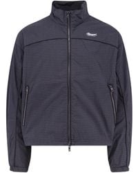 Represent - Check High Neck Jacket - Lyst