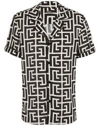 Balmain - Monogram Shirt - Lyst