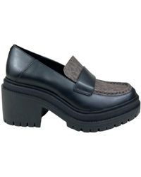 MICHAEL Michael Kors - Rocco Monogram Slip-On Loafers - Lyst