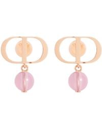 Dior - Petit Cd Earrings - Lyst