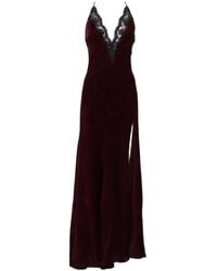 ERMANNO FIRENZE - Lace Backless Maxi Dress - Lyst