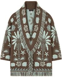 Alanui - Echoes Of The Island Wool And Cotton Cardigan - Lyst