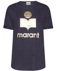 Isabel Marant - Isabel Marant Étoile Koldi Logo Printed T-Shirt - Lyst