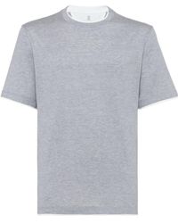 Brunello Cucinelli - Lightweight Jersey Crewneck T-Shirt - Lyst