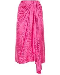 GIUSEPPE DI MORABITO - Viscose Jacquard Mini Skirt - Lyst