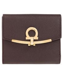 Ferragamo - Logo Wallet - Lyst