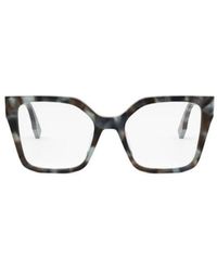 Fendi - Eyewear Square Frame Glasses - Lyst