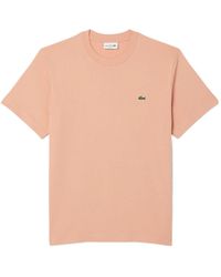 Lacoste - Crewneck Casual Shortsleeve Top - Lyst