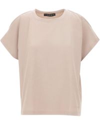 Kaos - Icona Cut-Out Shoulder T-Shirt - Lyst