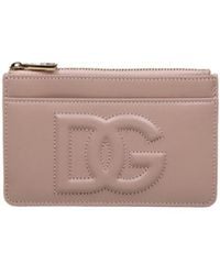 Dolce & Gabbana - Logo Embossed Zipped Wallet - Lyst