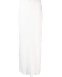 Brunello Cucinelli - Twill Fluid Bias-Cut Skirt - Lyst