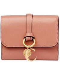 Chloé - Small Alphabet Tri-Fold - Lyst