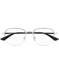 Montblanc - Eyewear Rectangle Frame Glasses - Lyst
