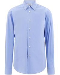 Ferragamo - Shirt With Tonal Embroidered F - Lyst