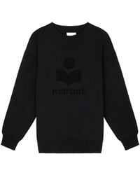 Isabel Marant - Logo Intarsia-Knit Crewneck Jumper - Lyst