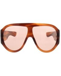 Bottega Veneta - Eyewear Scudo Shield Sunglasses - Lyst