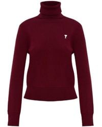 Ami Paris - Turtleneck Sweater - Lyst