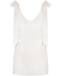 Chloé - Strap Detail U-Neck Tank Top - Lyst