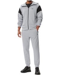 BOSS - Two-Piece Set With Long-Sleeved Zip-Up Jacket - Lyst