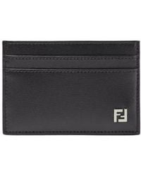 Fendi - Ff Plaque Card Holder - Lyst