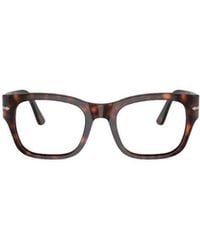 Persol - Rectangular Frame Glasses - Lyst