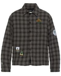Song For The Mute - Checked Casual Shirt-Style Jacket - Lyst