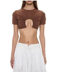 Christopher Esber - U-Prong Ruched Top - Lyst