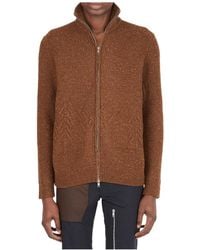 RANRA - Full-Zip Wool Blend Knit Cardigan - Lyst