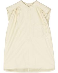 Yves Salomon - Sleeveless Lambskin Leather Top - Lyst