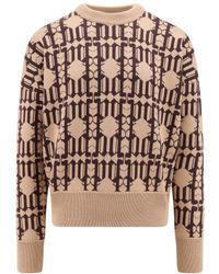 Palm Angels - Monogram Knitted Sweater - Lyst