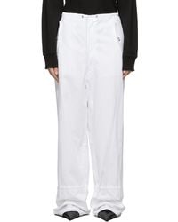 Dion Lee - Logo Straight Wide-Leg Casual Pants - Lyst