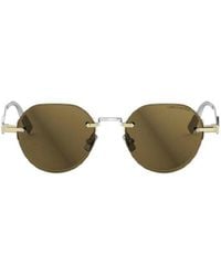 Dior - Eyewear Round Frame Sunglasses - Lyst